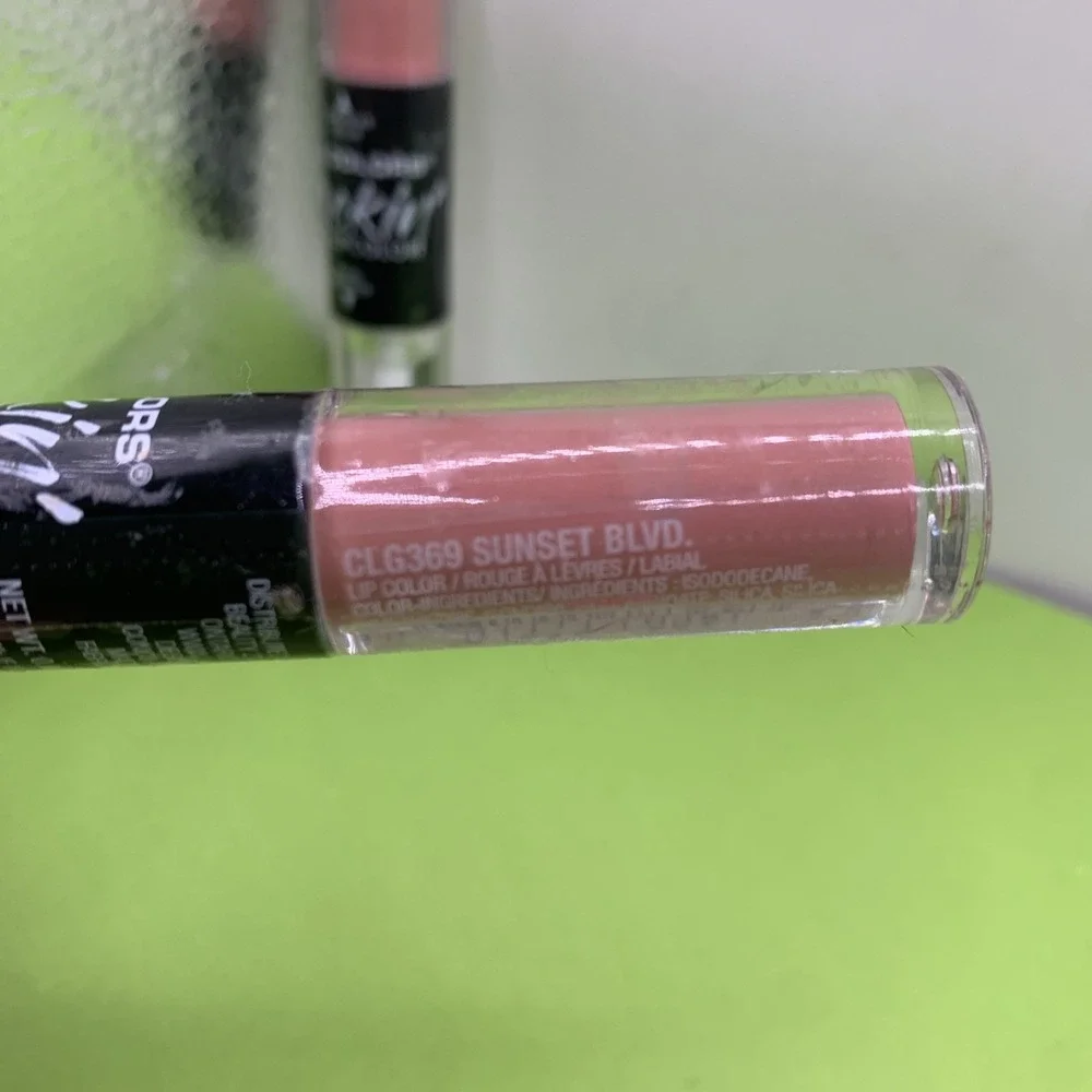 2 L.A. Colors Lockin' Lip Color CLG369 Sunset Blvd NEW SEALED Color + Gloss